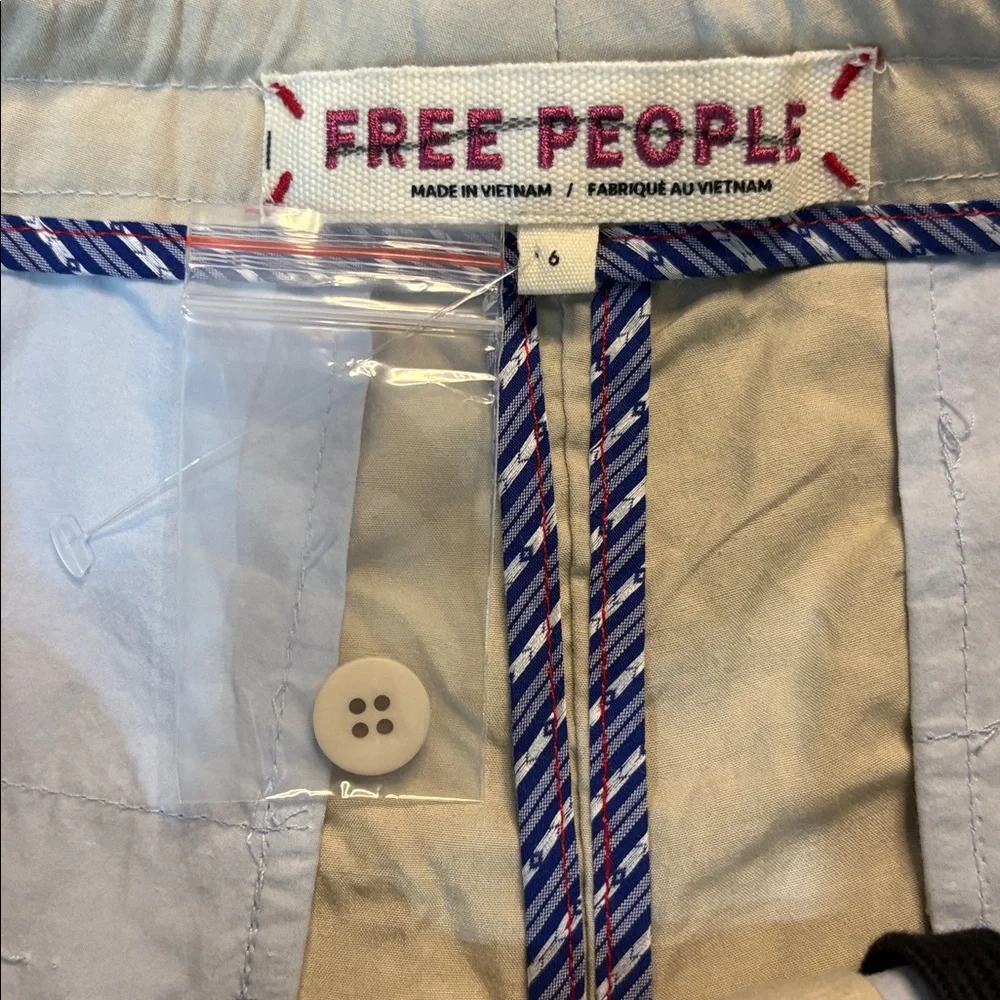 NEW Free People "Perfect Prep" Trouser Shorts size 6 NWOT - Picture 4 of 10